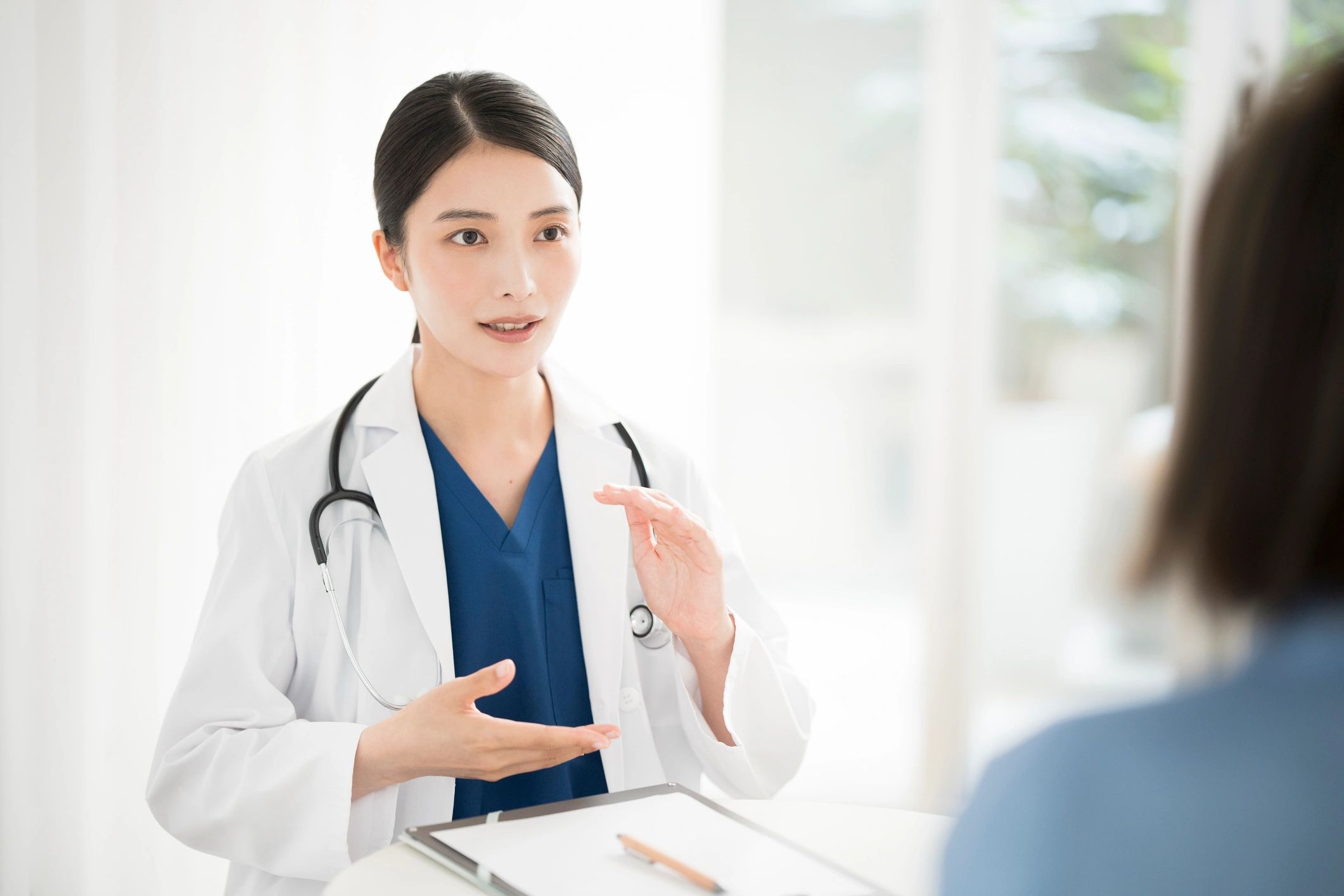 Medical professional in a modern luxury clinic