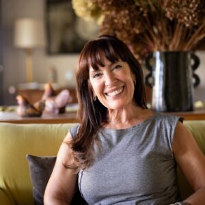 Portrait of a smiling mature Latin American woman looking at the camera