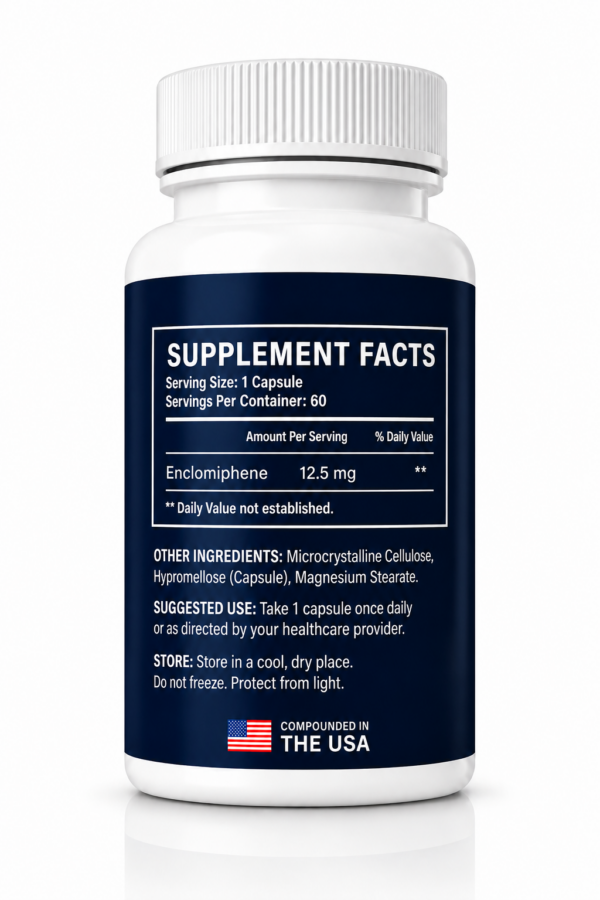 Enclomiphene S Back Enclomiphene